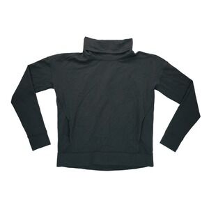 Lululemon Turtleneck Sweatshirt Women's Today Is A Cheat Day 10 Black‎ LW3CA2S
